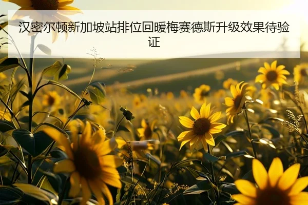 汉密尔顿新加坡站排位回暖梅赛德斯升级效果待验证